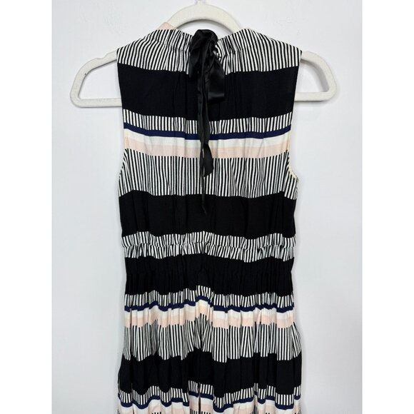 Kate Spade Sleeveless Stripe Tie Back Pocket Dress Size 2 - Picture 7 of 11